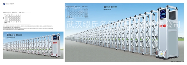 霸王B型三叉電動(dòng)伸縮門(mén)